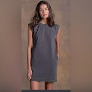 Gray Sleeveless Mini Dress